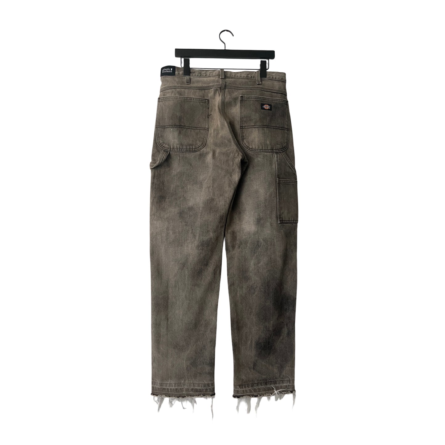 Dickies Durable Triple Stitch Denim Carpenter Pants in Cinder / 34” x 32”
