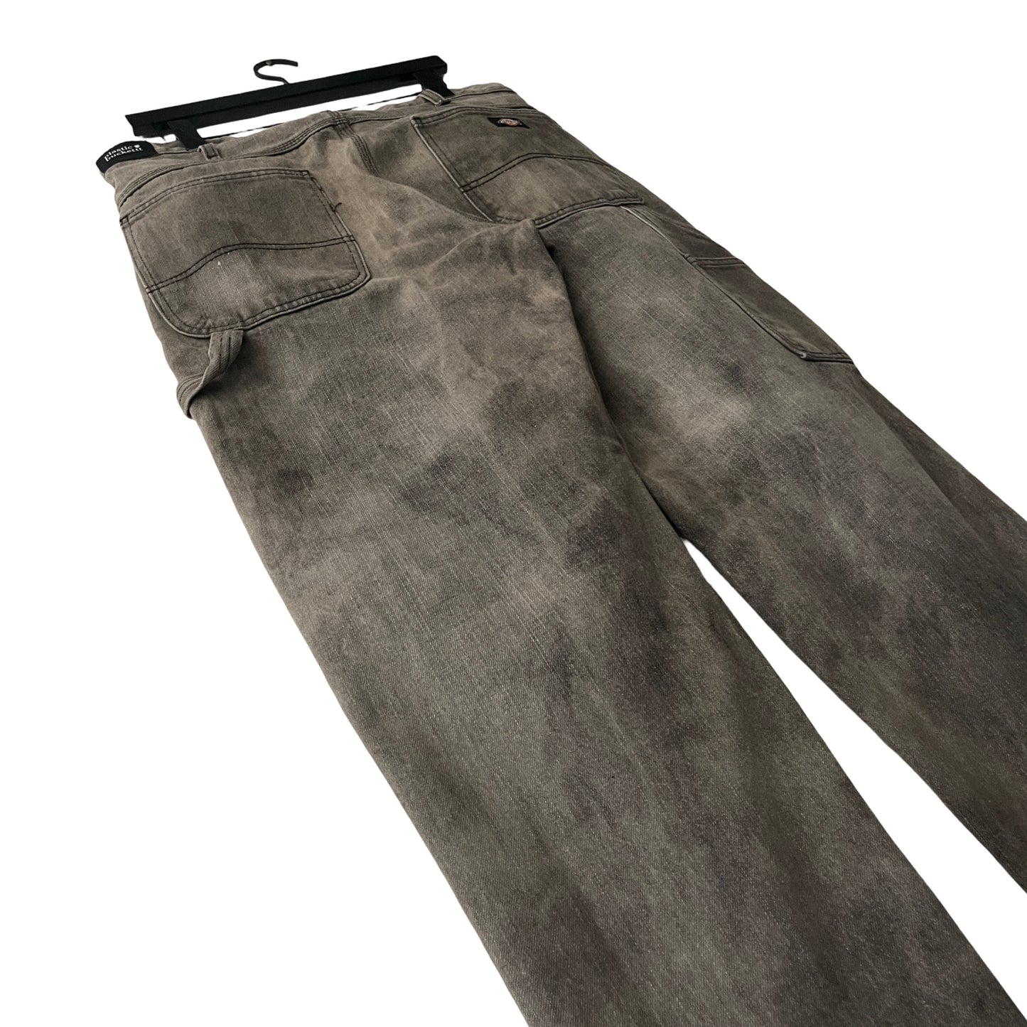 Dickies Durable Triple Stitch Denim Carpenter Pants in Cinder / 34” x 32”