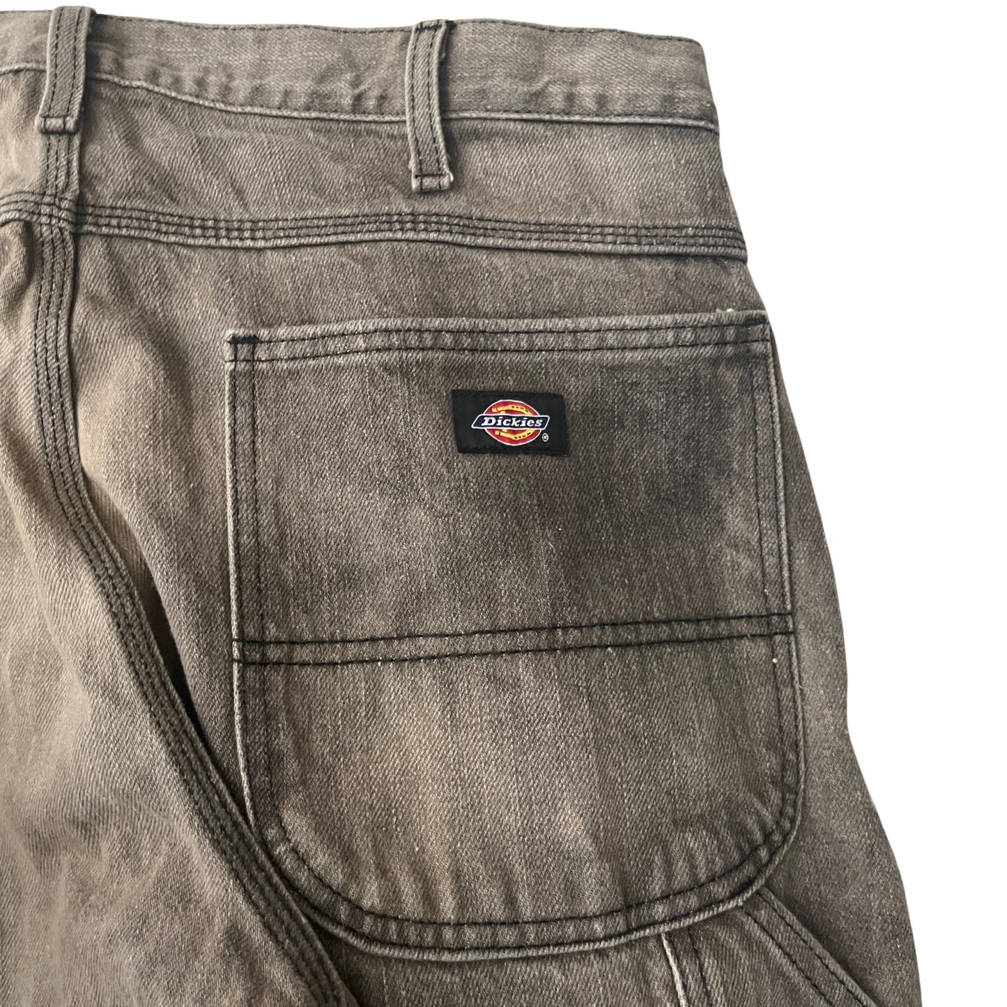 Dickies Durable Triple Stitch Denim Carpenter Pants in Cinder / 34” x 32”