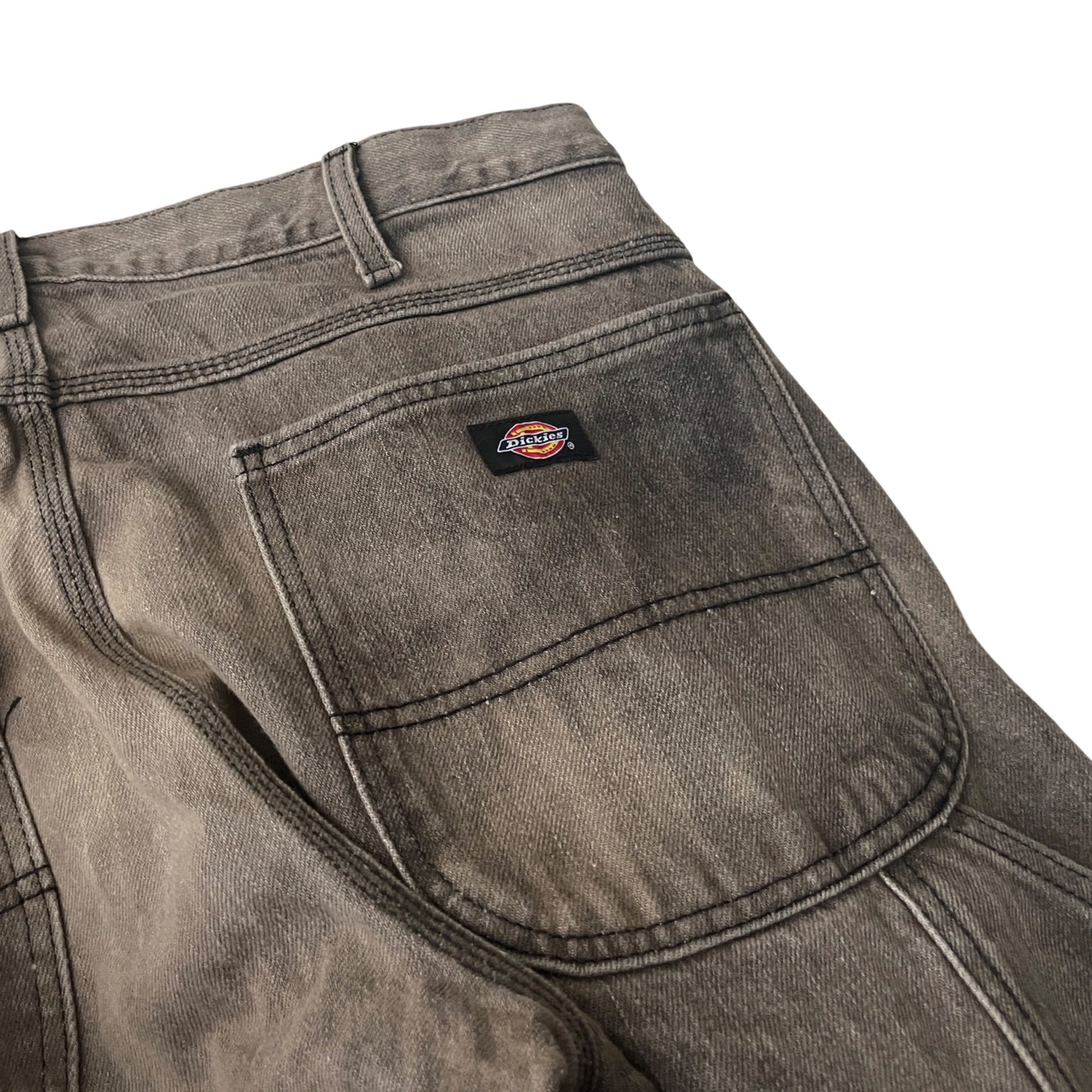 Dickies Durable Triple Stitch Denim Carpenter Pants in Cinder / 34” x 32”