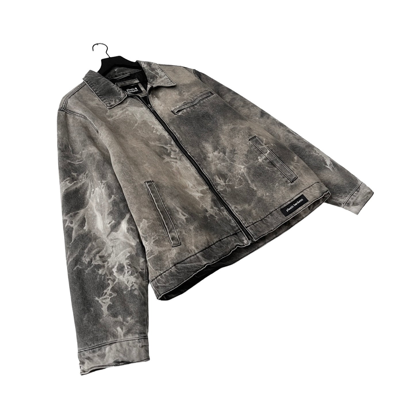 Denim Quilted Workwear Jacket in Dolomite / LARGE