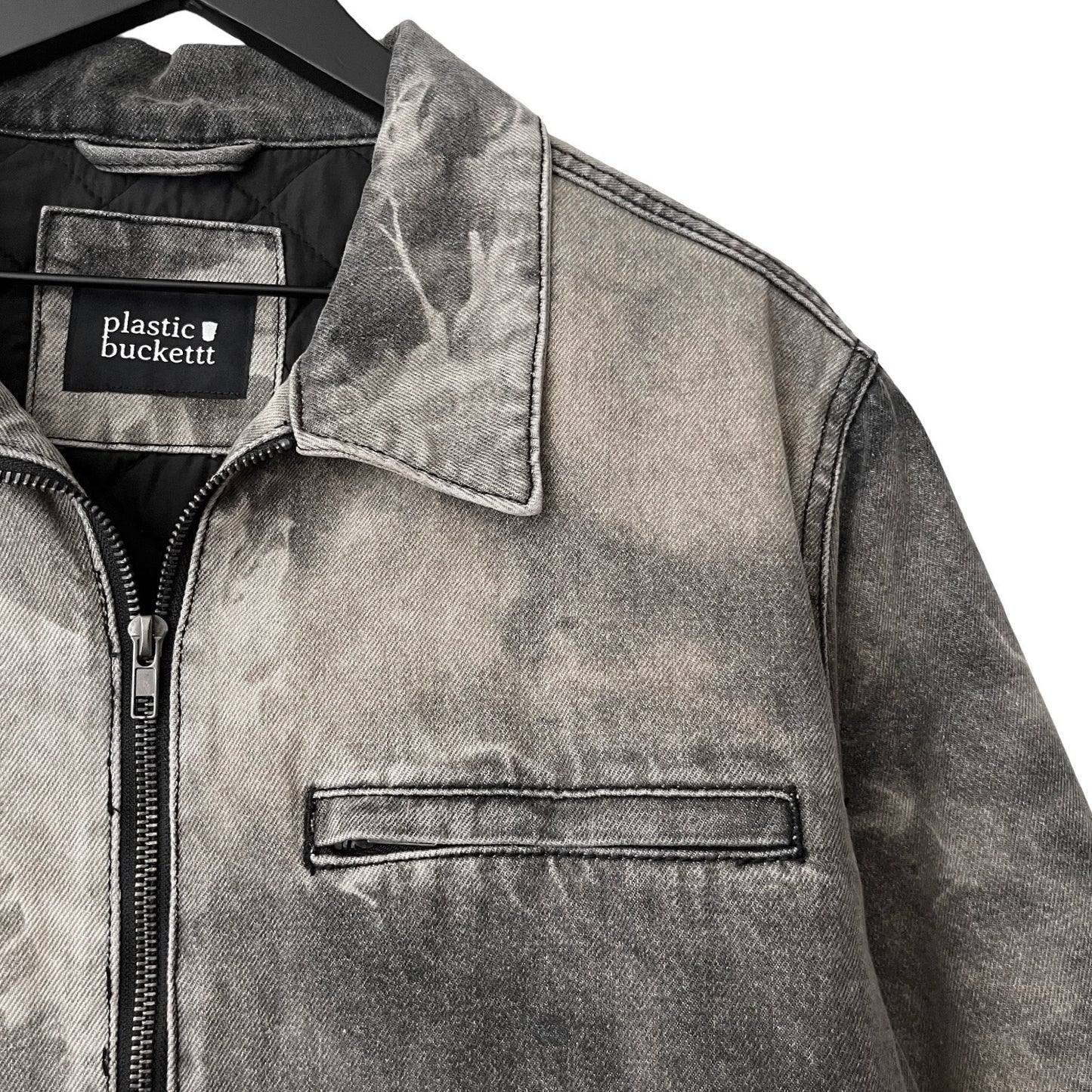 Denim Quilted Workwear Jacket in Dolomite / LARGE