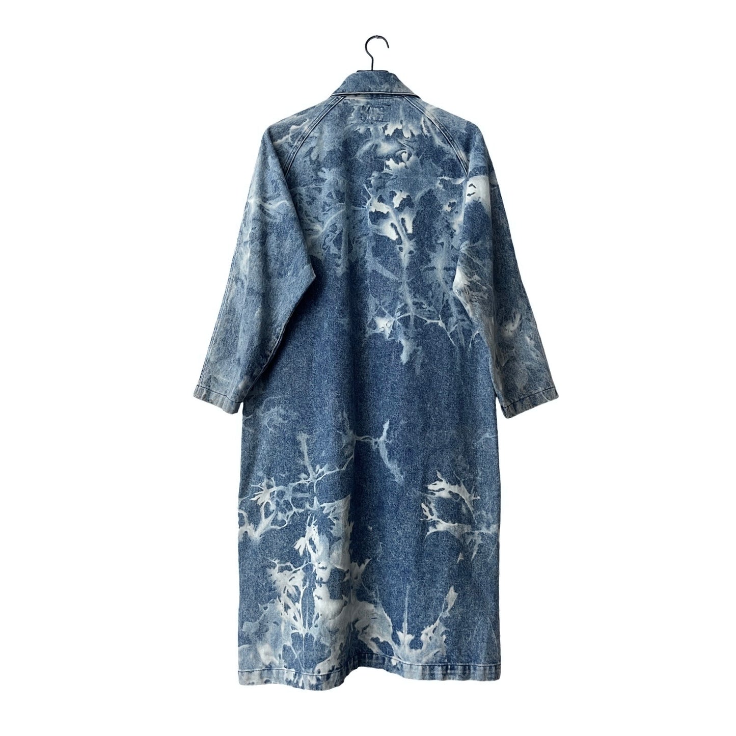 Vintage Denim Trench Coat in Haze / MEDIUM