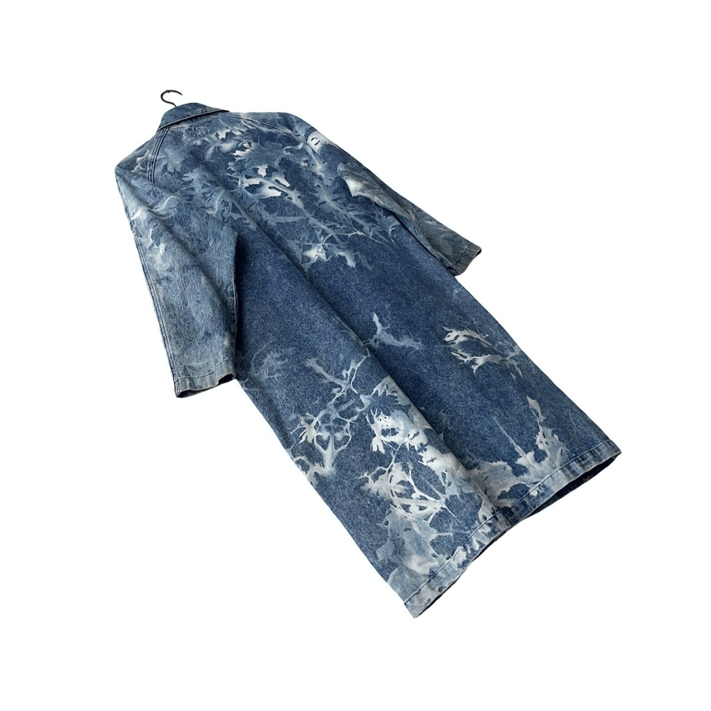 Vintage Denim Trench Coat in Haze / MEDIUM