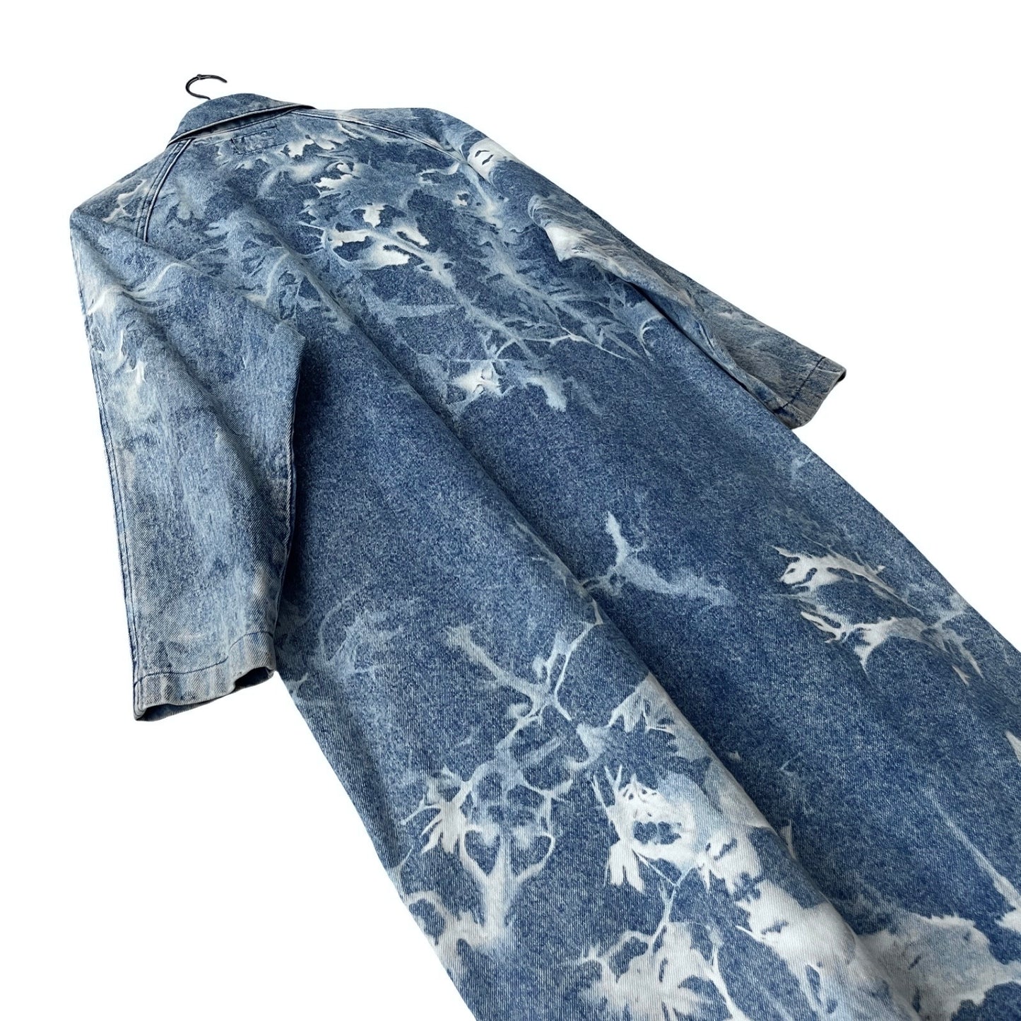 Vintage Denim Trench Coat in Haze / MEDIUM