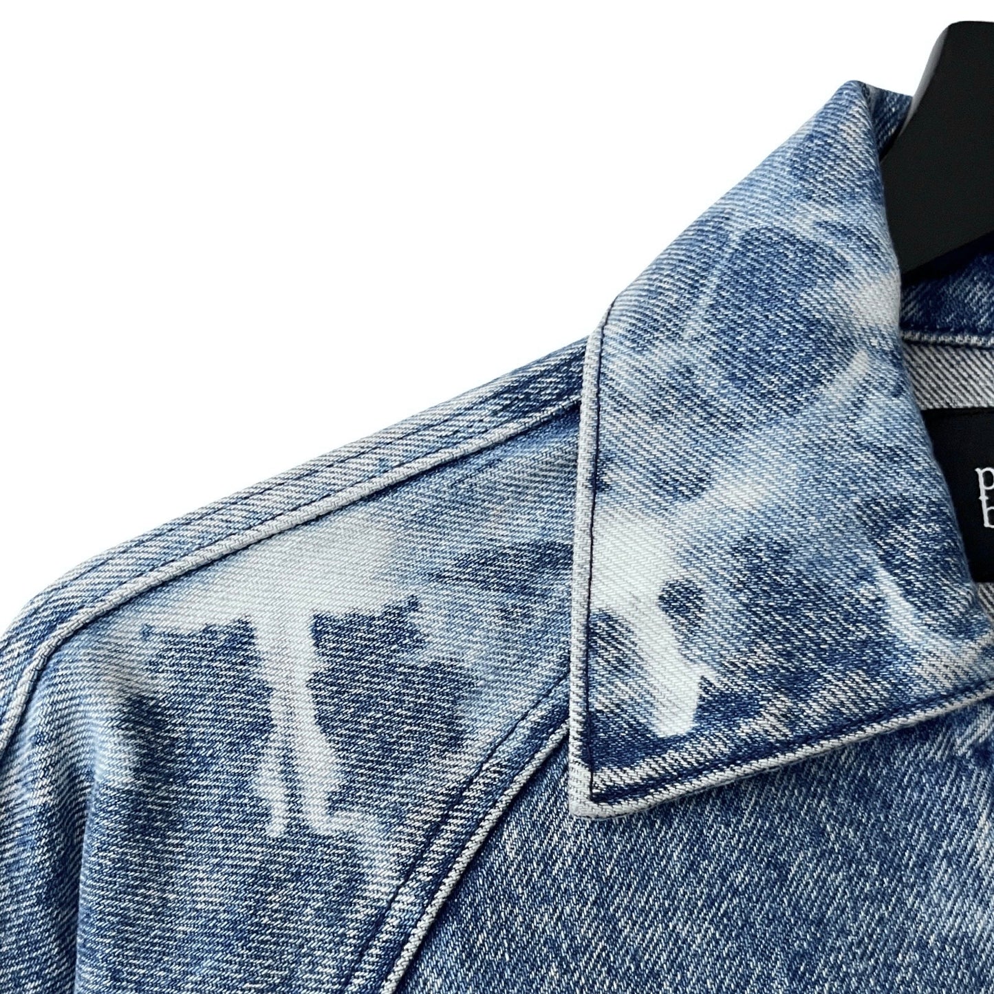 Vintage Denim Trench Coat in Haze / MEDIUM