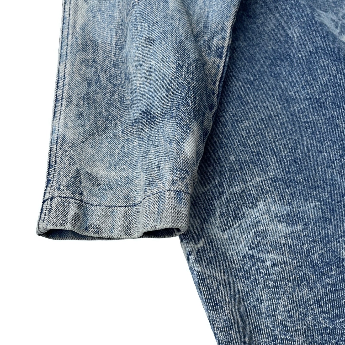 Vintage Denim Trench Coat in Haze / MEDIUM