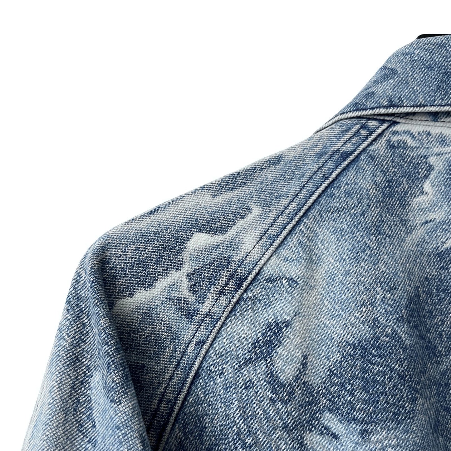 Vintage Denim Trench Coat in Haze / MEDIUM