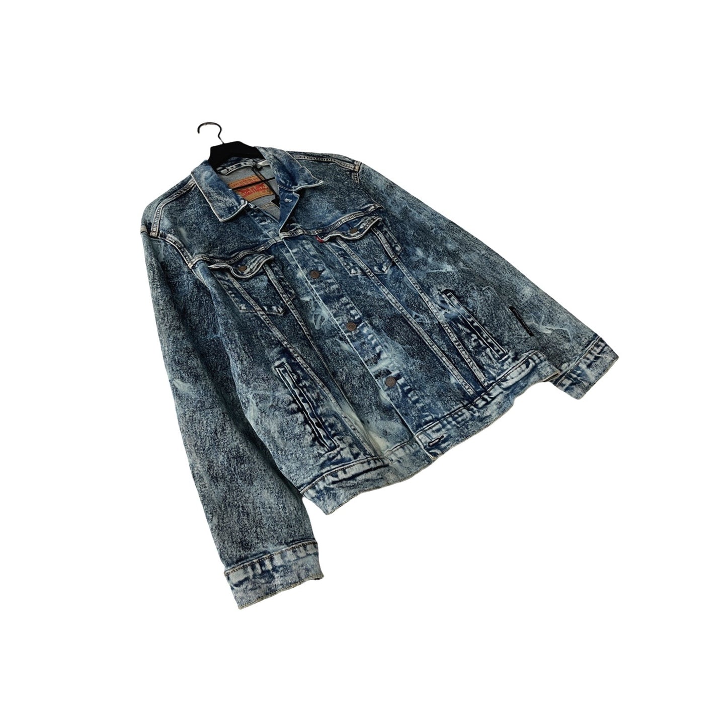 Vintage Levi's Denim Trucker Jacket in Glacier / X-LARGE