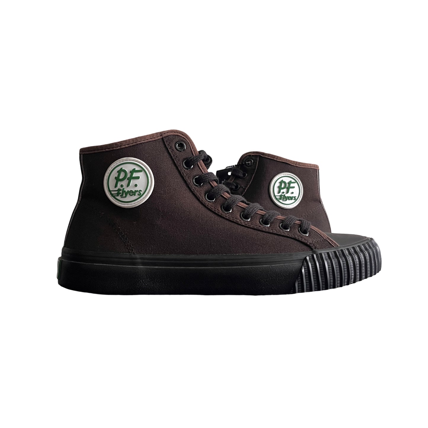 PF Flyers High Top Sneakers in Blackwood / 10.0 M, 11.5 W