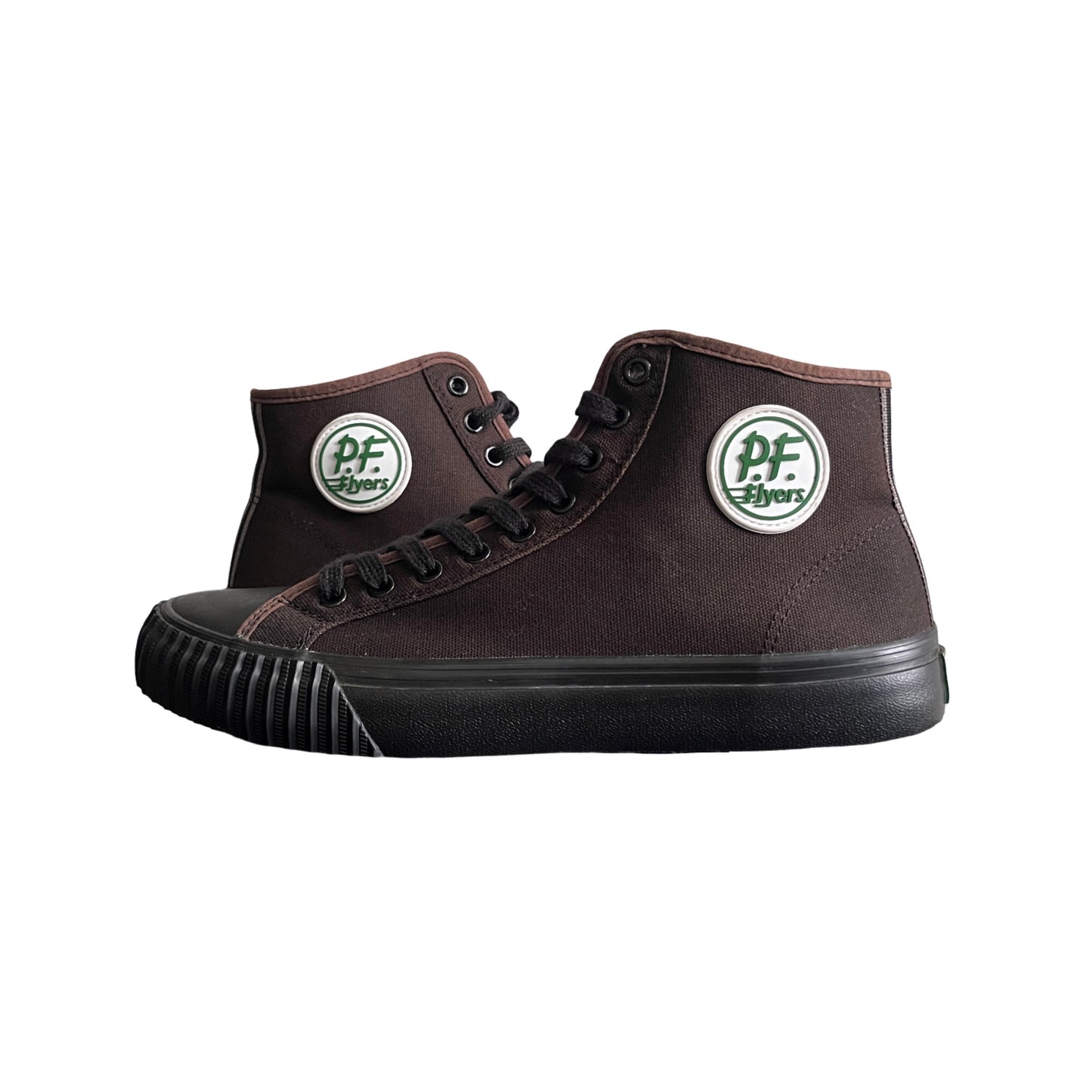 PF Flyers High Top Sneakers in Blackwood / 10.0 M, 11.5 W