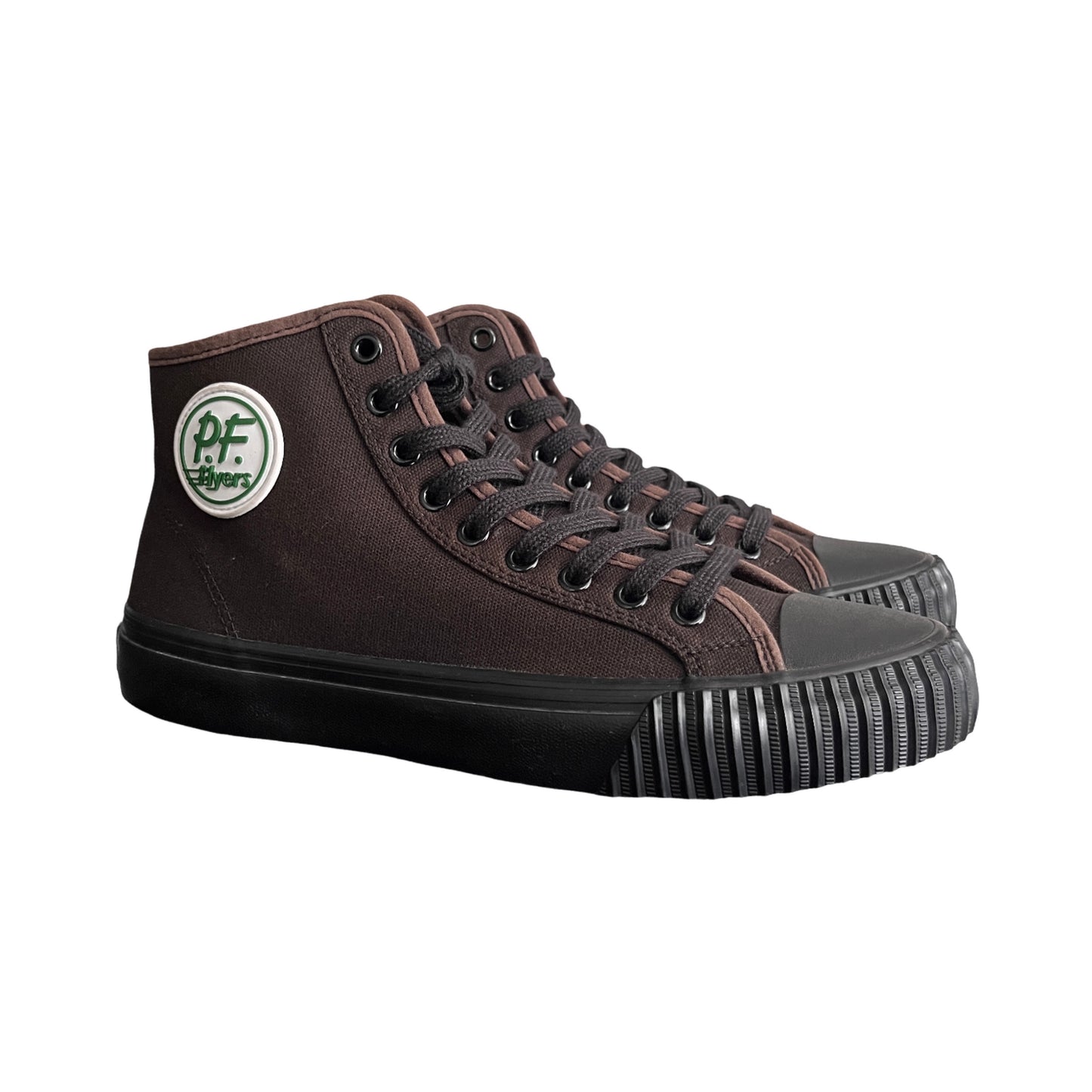 PF Flyers High Top Sneakers in Blackwood / 10.0 M, 11.5 W