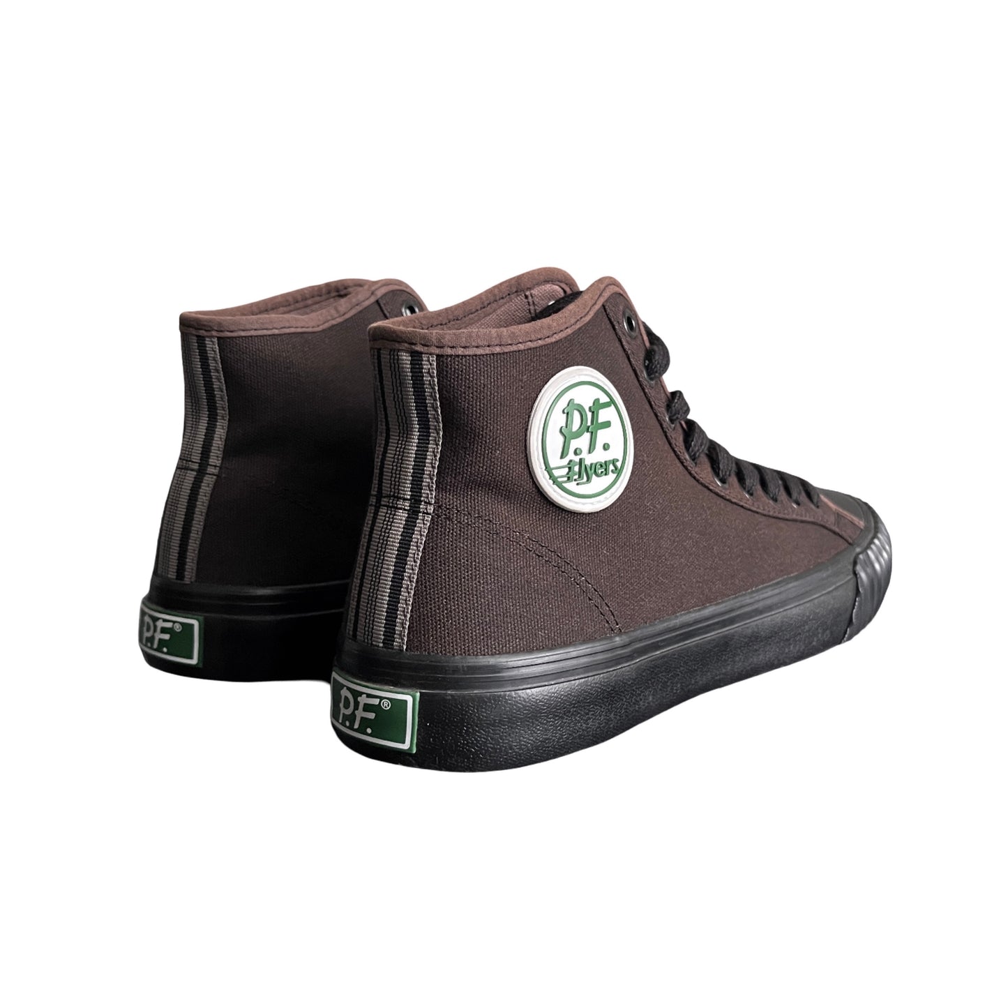 PF Flyers High Top Sneakers in Blackwood / 10.0 M, 11.5 W