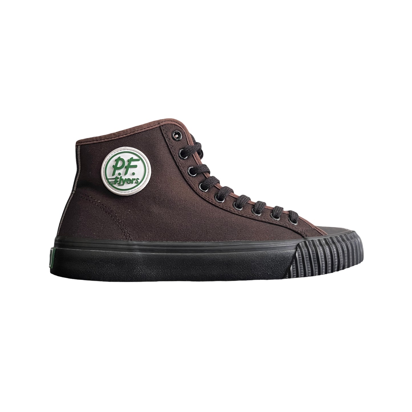 PF Flyers High Top Sneakers in Blackwood / 10.0 M, 11.5 W