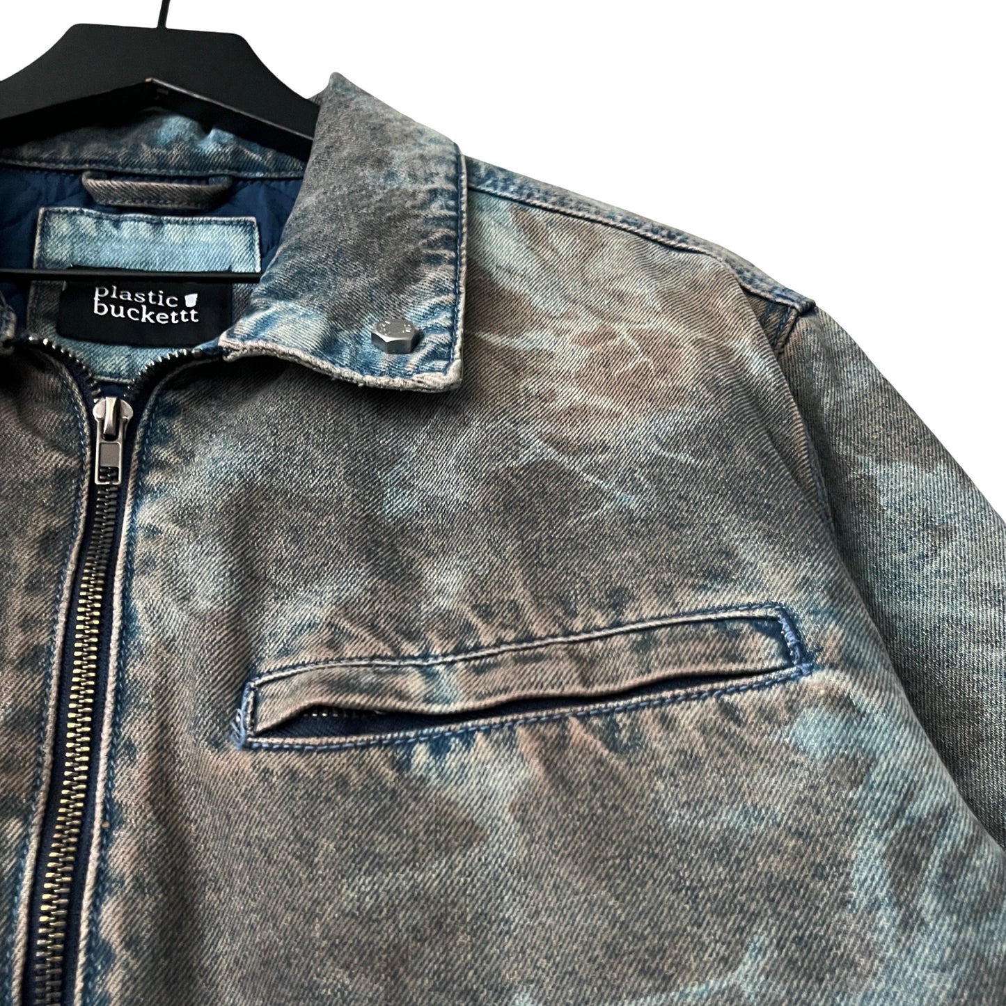 Denim Quilted Workwear Jacket in Alpenglow / LARGE