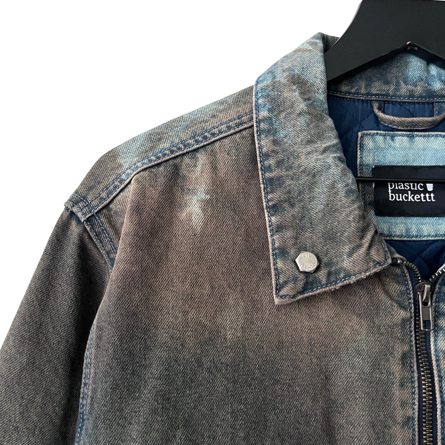 Denim Quilted Workwear Jacket in Alpenglow / LARGE