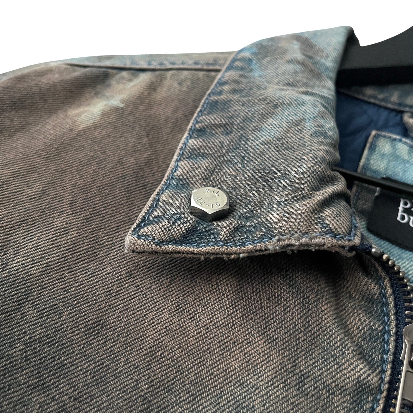 Denim Quilted Workwear Jacket in Alpenglow / LARGE