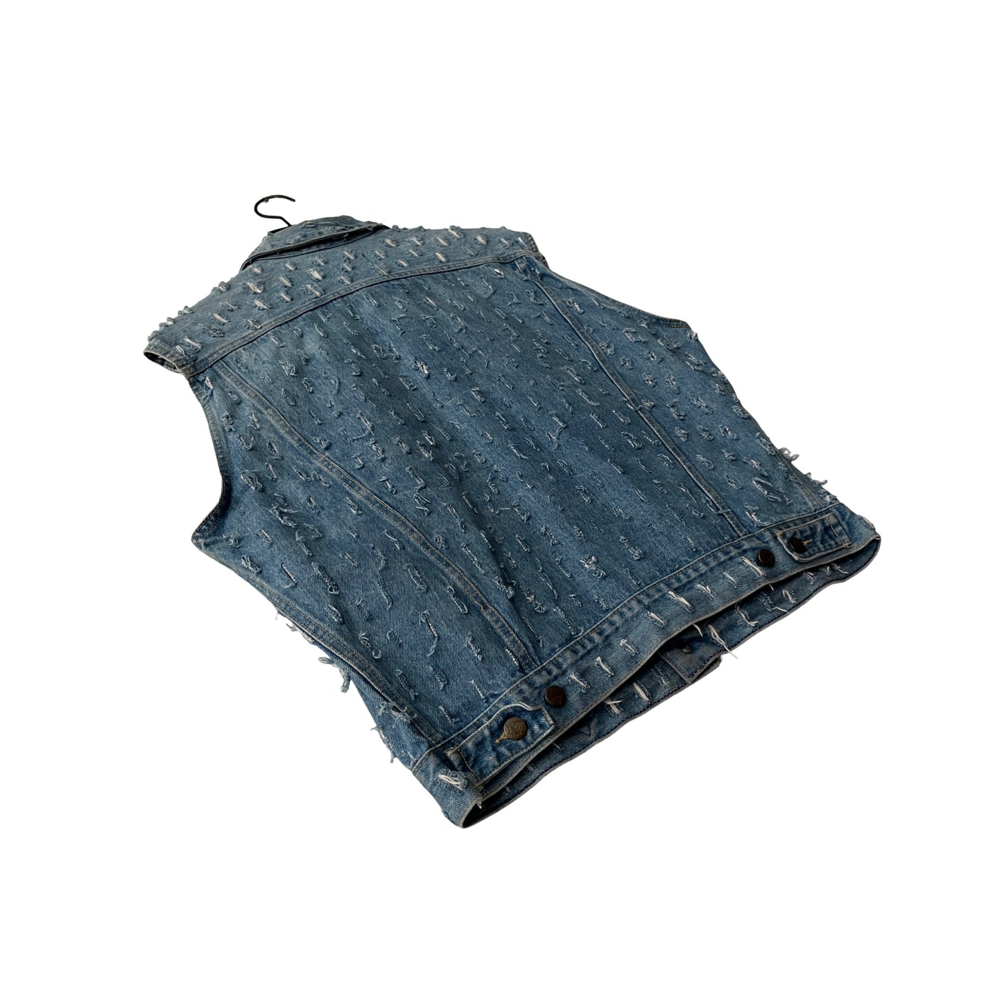 Vintage Guess Denim Vest (distressed) in Union / MEDIUM (or Large)