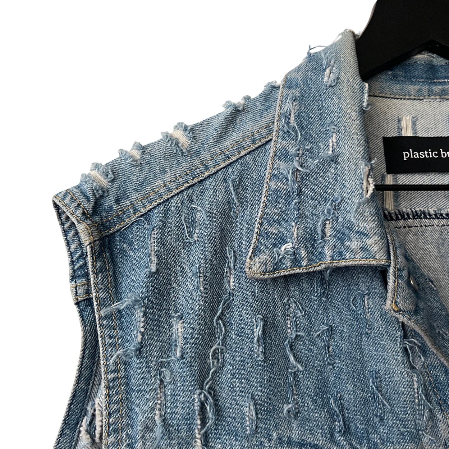 Vintage Guess Denim Vest (distressed) in Union / MEDIUM (or Large)