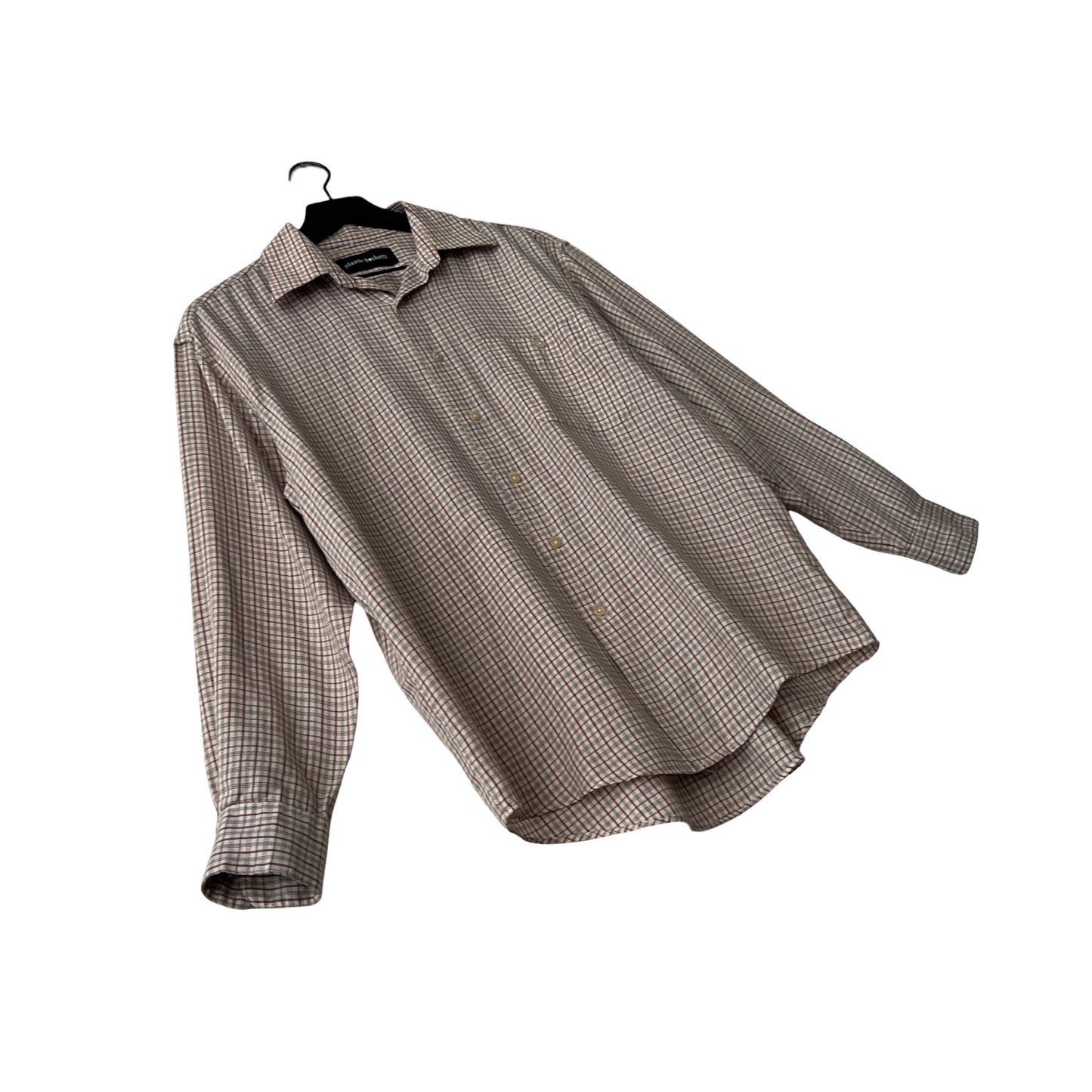 Plaid Dress Shirt in Tattersall / MEDIUM