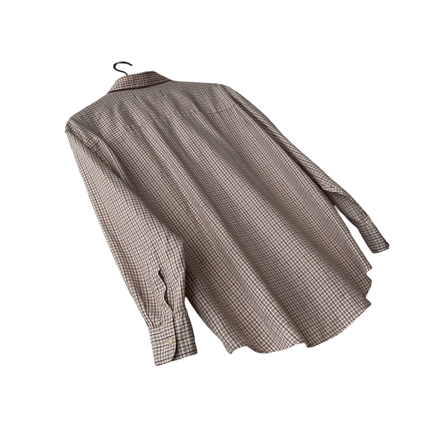 Plaid Dress Shirt in Tattersall / MEDIUM