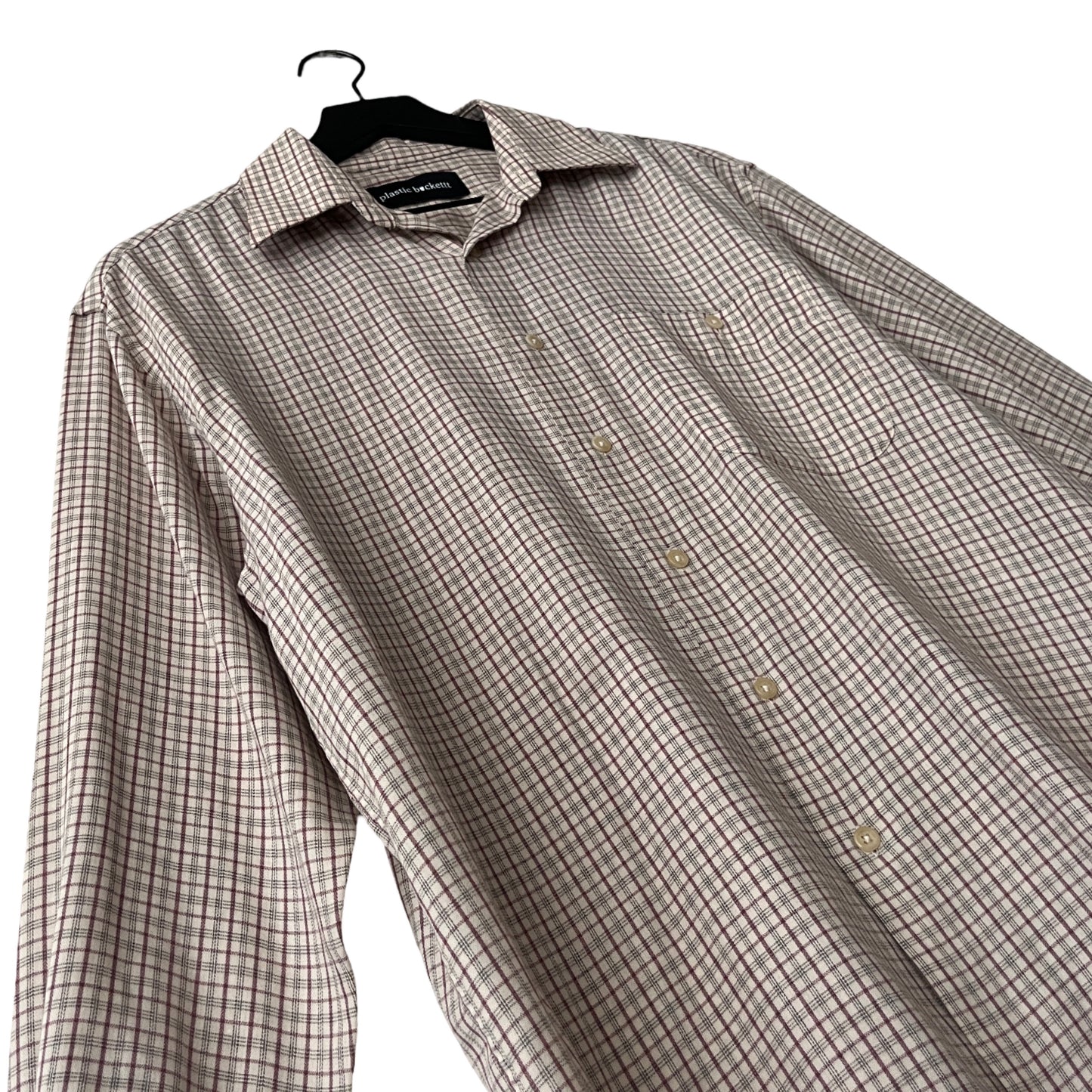 Plaid Dress Shirt in Tattersall / MEDIUM