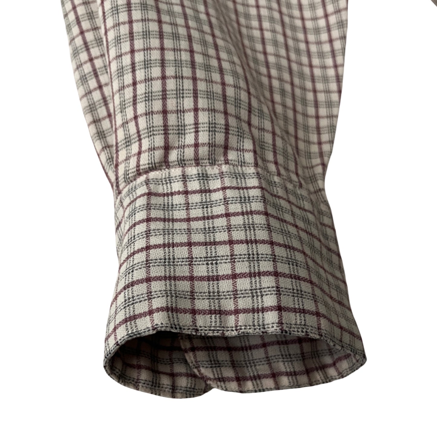 Plaid Dress Shirt in Tattersall / MEDIUM