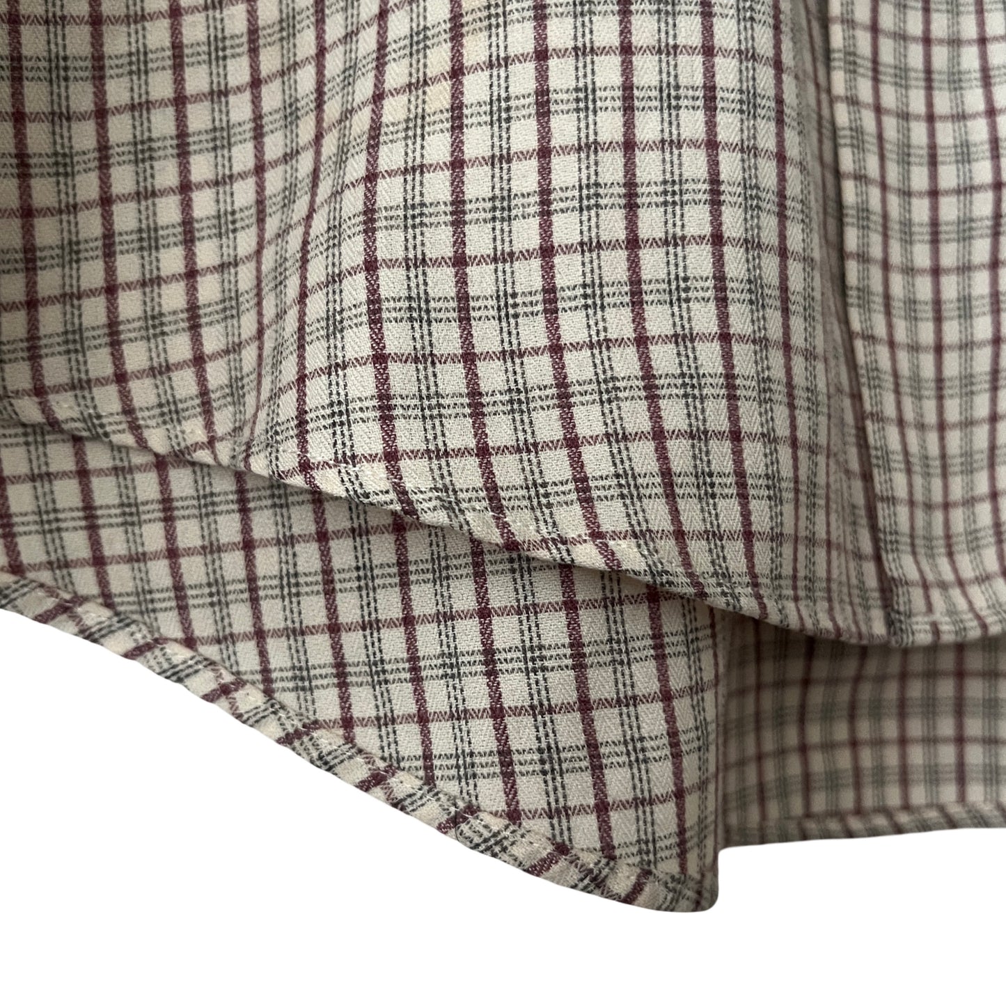 Plaid Dress Shirt in Tattersall / MEDIUM