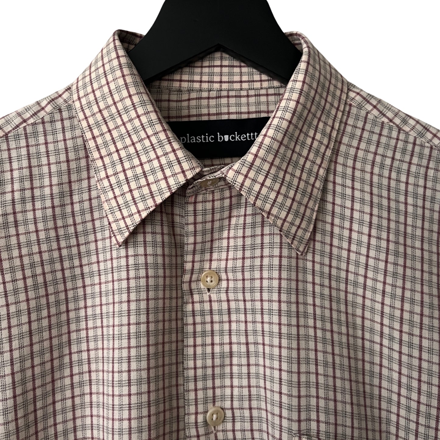 Plaid Dress Shirt in Tattersall / MEDIUM