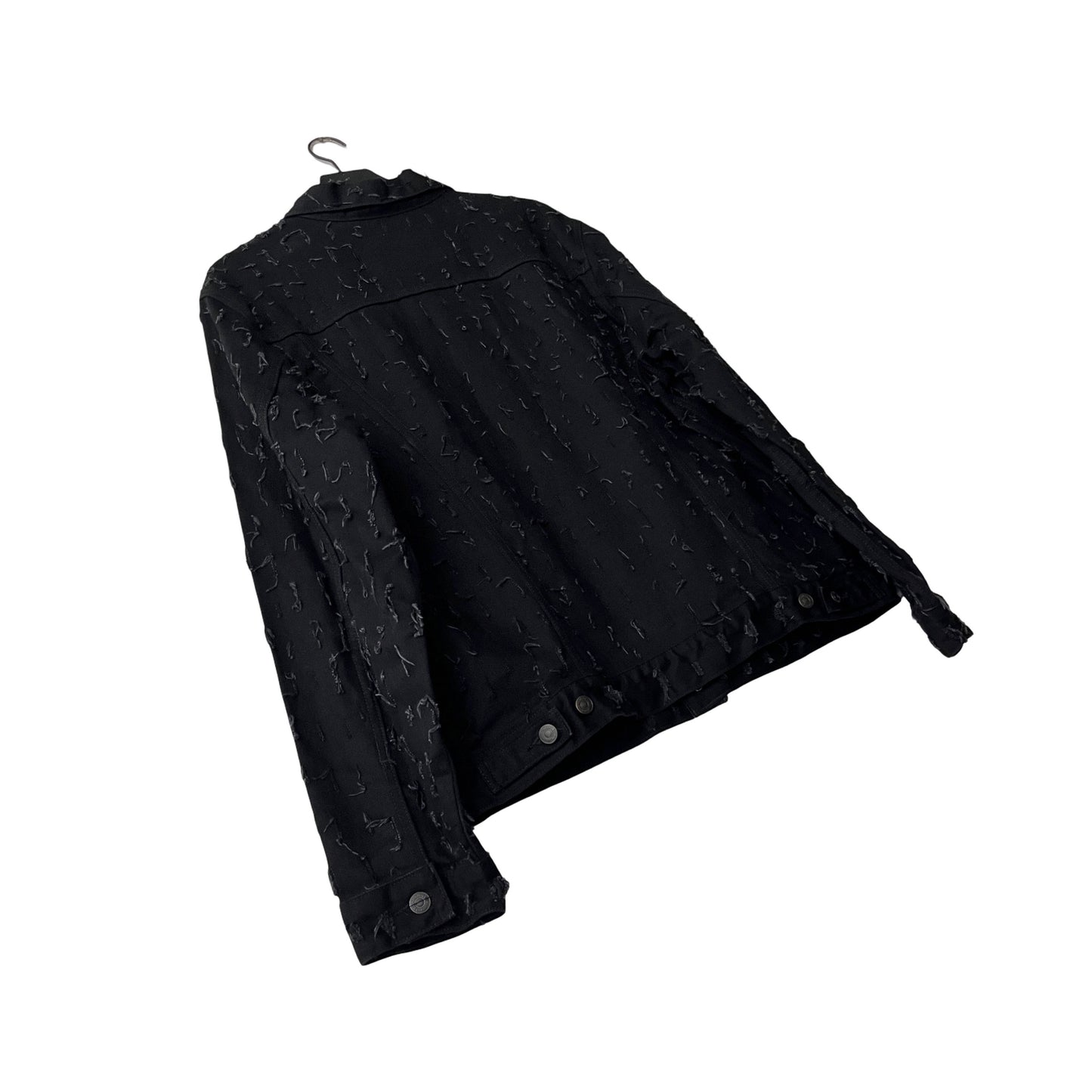 Levi's Denim Trucker Jacket (distressed) in Void / X-LARGE