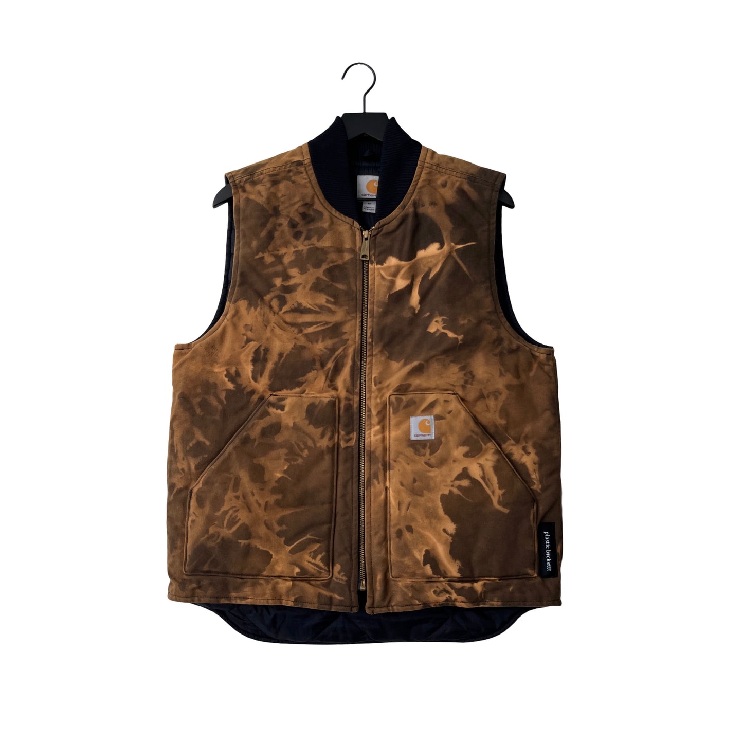 Carhartt Insulated Canvas Vest in Sandstone / MEDIUM