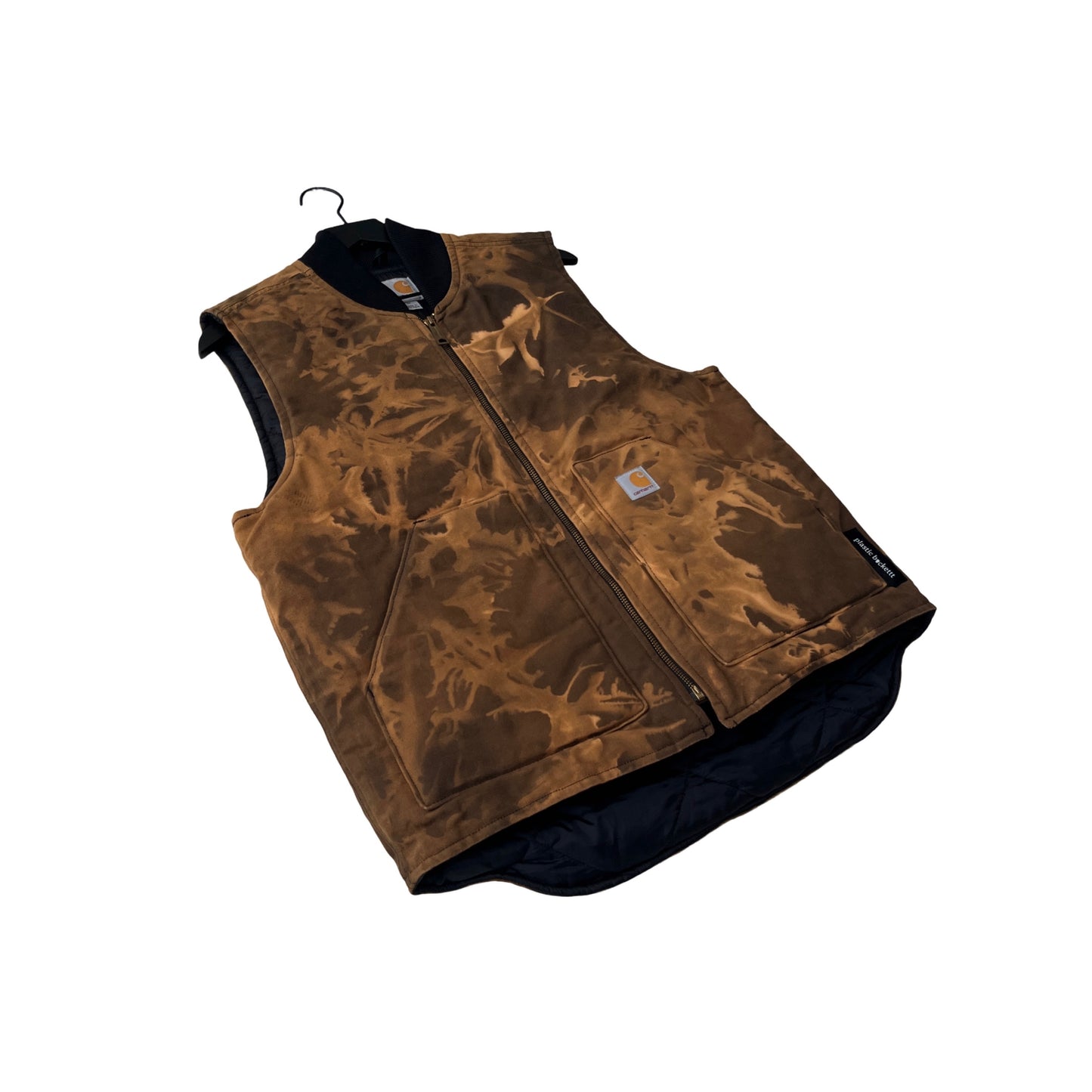 Carhartt Insulated Canvas Vest in Sandstone / MEDIUM