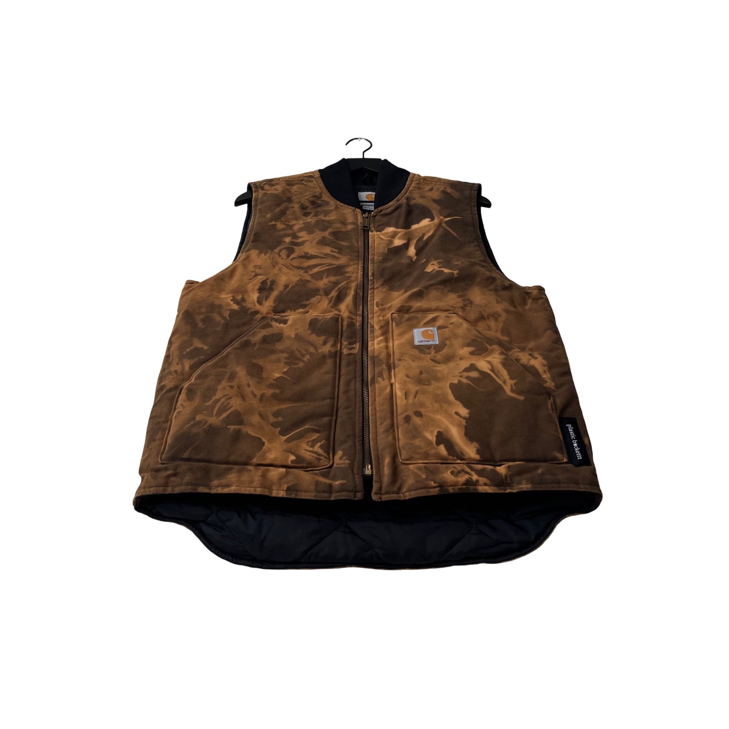 Carhartt Insulated Canvas Vest in Sandstone / MEDIUM