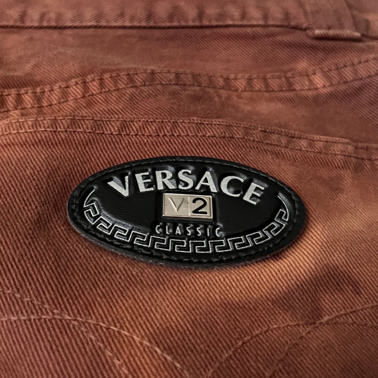 Versace Relaxed Denim Jeans in Forge / 38" x 32"