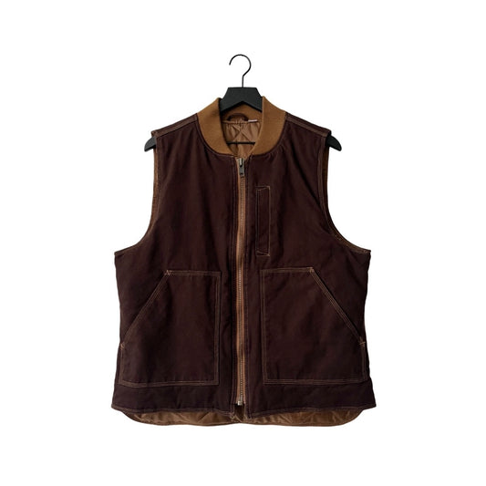 Insulated Canvas Vest in Barn / MEDIUM