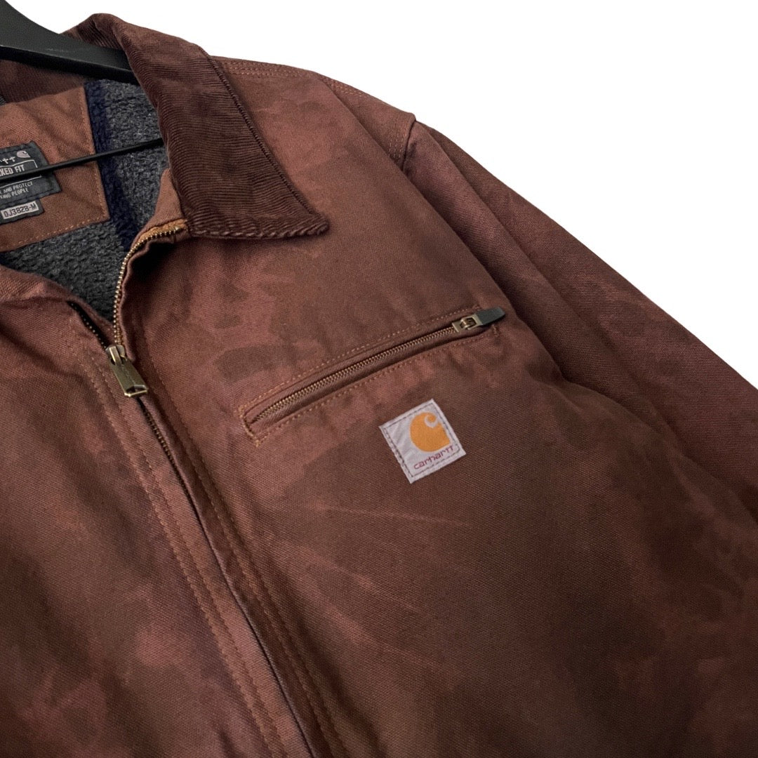 Carhartt Lined Canvas Detroit Work Jacket in Roots / X-LARGE