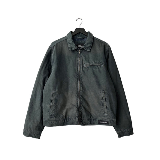 Denim Quilted Workwear Jacket in Cascades / X-LARGE