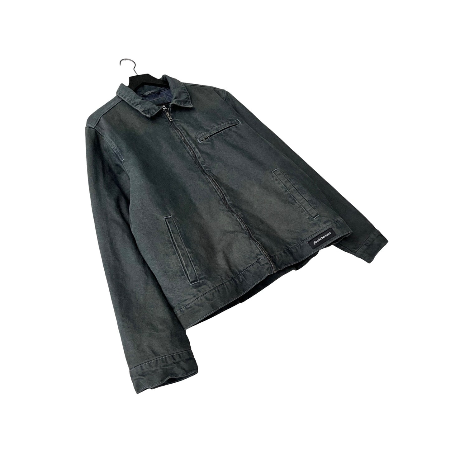 Denim Quilted Workwear Jacket in Cascades / X-LARGE