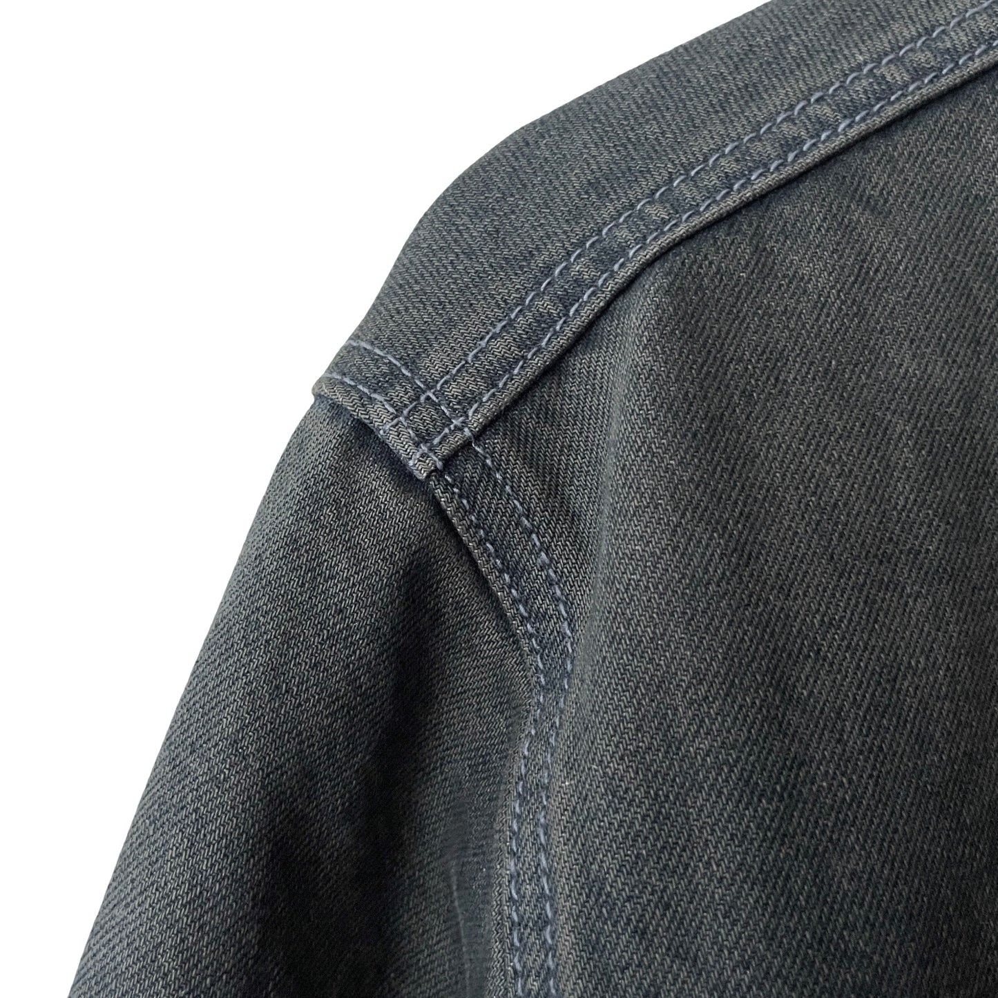 Denim Quilted Workwear Jacket in Cascades / X-LARGE