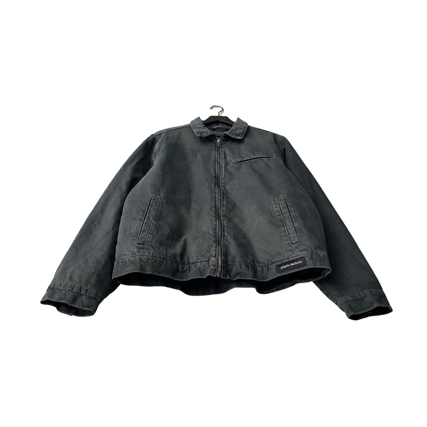 Denim Quilted Workwear Jacket in Cascades / X-LARGE