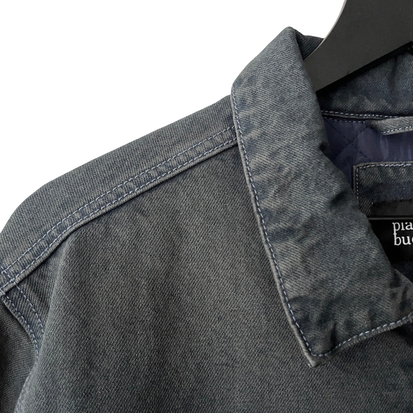 Denim Quilted Workwear Jacket in Cascades / X-LARGE