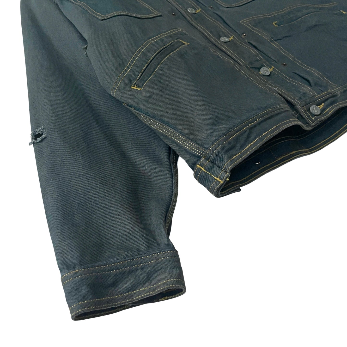 Calvin Klein Vintage Denim Jacket in Eucalyptus / MEDIUM