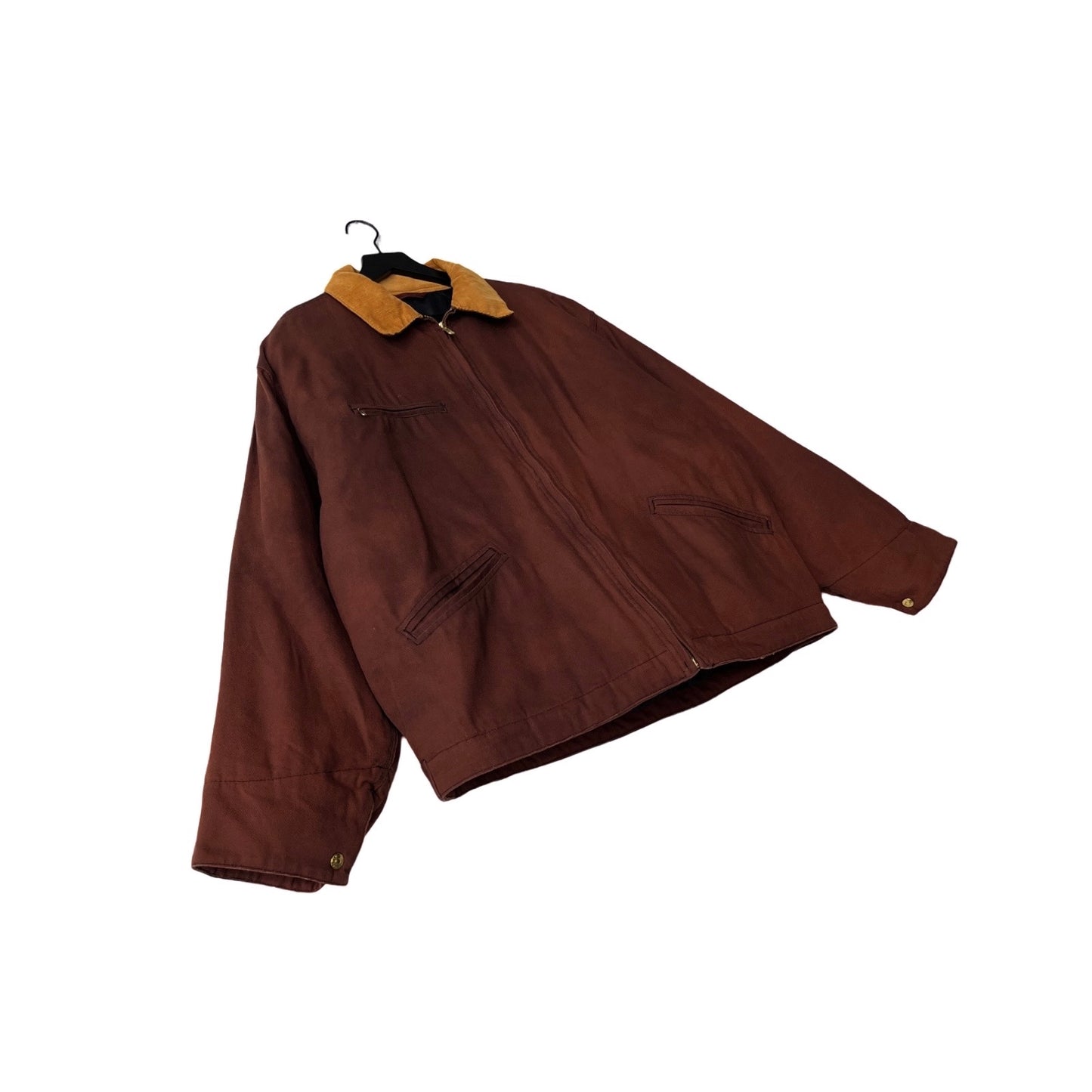 Insulated Canvas Work Jacket in Syrah / X-LARGE