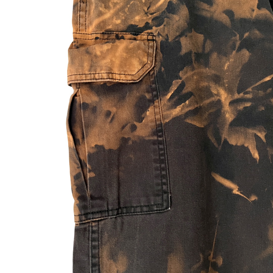 Dickies Vintage Loose Fit Twill Cargo Pants in Petrified / 36" Waist