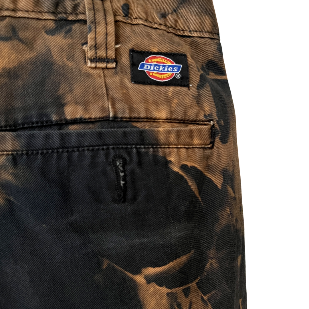 Dickies Vintage Loose Fit Twill Cargo Pants in Petrified / 36" Waist