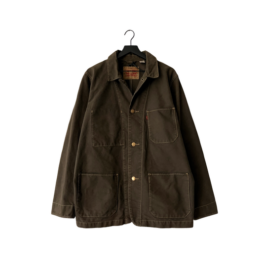 Levi's Denim Chore Coat in Olive / X-LARGE