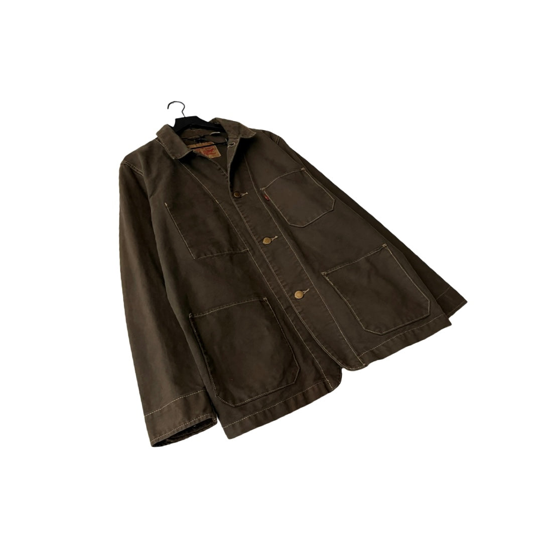 Levi's Denim Chore Coat in Olive / X-LARGE