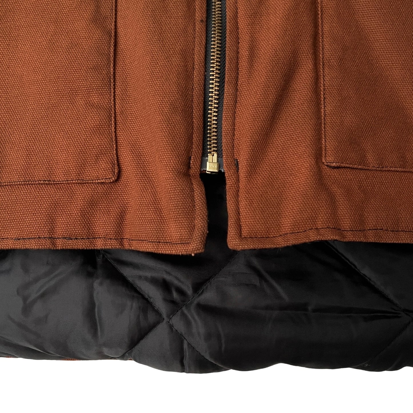 Insulated Canvas Workwear Vest in Acorn / XXL (or roomy XL)