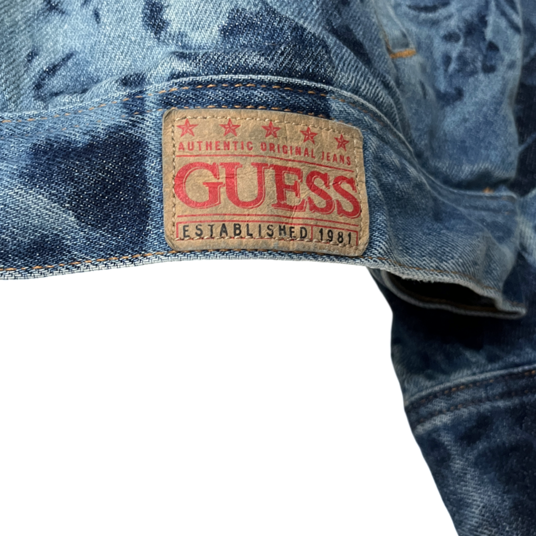 Guess Vintage Denim Jacket in Tidepool / XX-LARGE