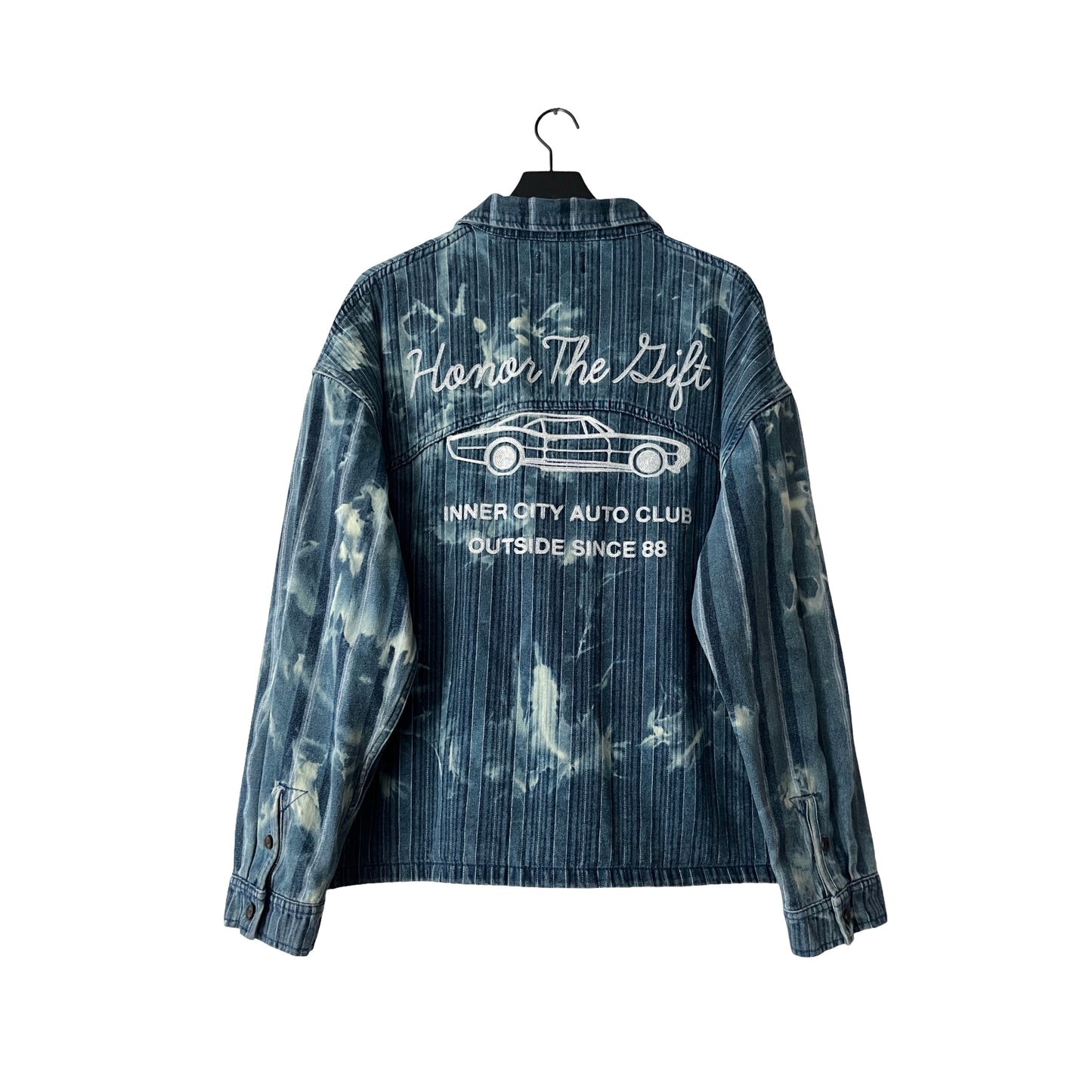 Honor The Gift Twill Utility Shirt Jacket in Blue Collar / LARGE